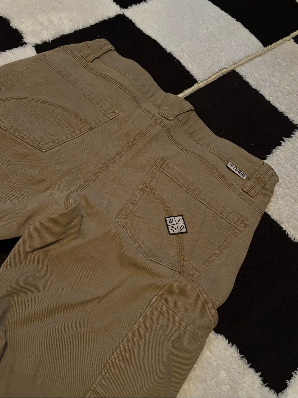 Women’s Tan Work Pants - Durable Casual Trousers